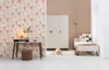 Europe Baby Olivia II Kledingkast 3-Deurs - Oatmeal / Walnoot - Retro