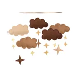 Baby Bello Fantasy Clouds Boxmobiel - Pecan Wood