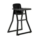 Puck Plain Kinderstoel - Zwart