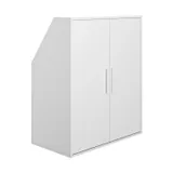Diagone Onderkast Schuine Wand 2-Deurs – Wit