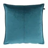 Overseas Middlestitch Kussen - 60 x 60 cm– Velours – Petrol