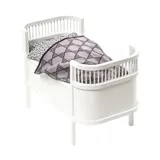 Smallstuff Rosaline Houten Poppenbedje White