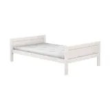 LIFETIME Kidsrooms Eenpersoonsbed - 120x200 cm - Premium Rolbodem - White Wash 