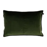 Overseas Middlestitch Kussen – 40 x 60 cm - Velours – Olive