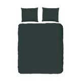 Good Morning Cotton Dekbedovertrek Dark Green 140 x 220 cm