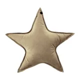 Overseas Star Kussen – Velours – Beige