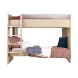 Gautier Dimix Stapelbed 90 x 200 cm - Gestructureerd Eikenhout 