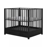 Europe Baby Robin II Box Met Lade Mat Zwart