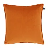 Overseas Middlestitch Kussen - 60 x 60 cm– Velours – Orange