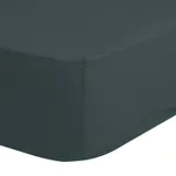 Good Morning Jersey Hoeslaken Dark Green 90 x 200 cm