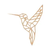 Casa Sentir Kolibrie Wanddecoratie - Medium - Naturel