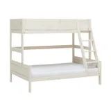 LIFETIME Kidsrooms Stapelbed Family Luxe Whitewash 140 x 200 cm