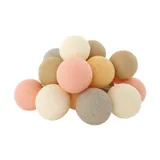 LIFETIME Lichtslinger - Cotton Ball Lights - Crisp Peach