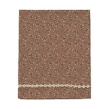 Mies & Co Soft Teddy Blanket Big - Daisies - Mocha Mousse Brown - 110 x 140 cm