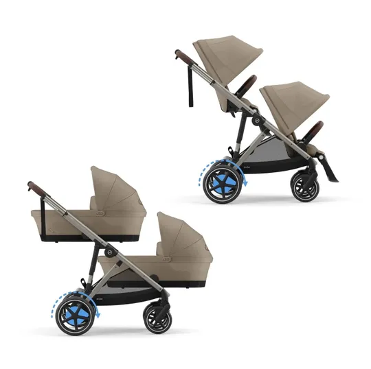 Cybex E-Gazelle S Twin Kinderwagen