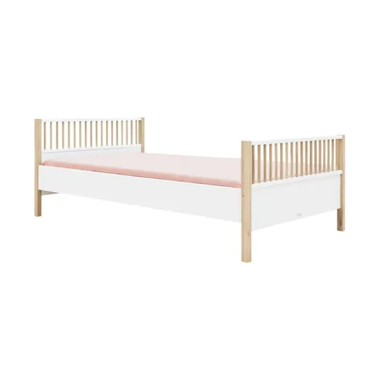 Bopita Mika Twinbed Wit / Eiken 120 x 200 cm