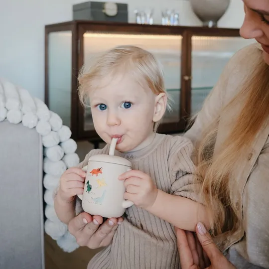 Mushie Oefenbeker Met Rietje