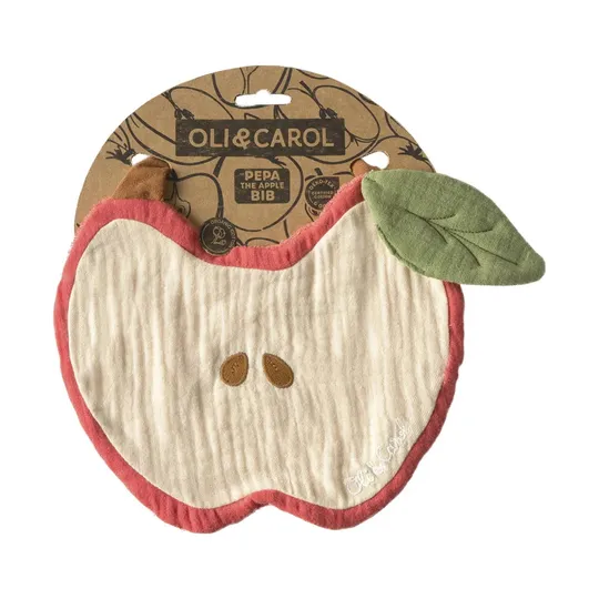 Oli & Carol Slabbetje - Pepa The Apple - Beige/Roze