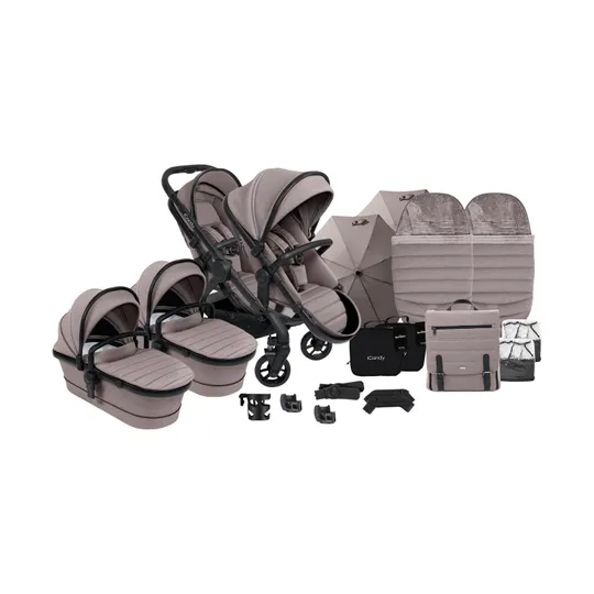 ICandy Peach 7 Twin Kinderwagen - Essentiel Bundel