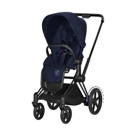 Cybex Priam 4 Rebellious Luxury Seat Pack - Denim Blue | Navy Blue