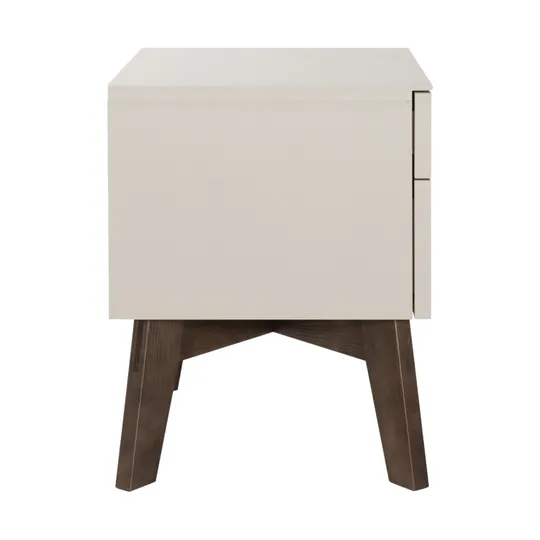Kidsmill Sixties Nachtkastje Oatmeal / Walnoot
