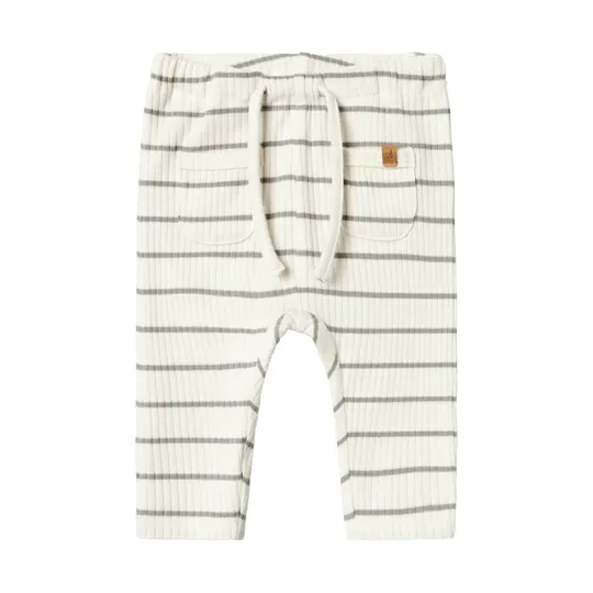 Lil' Atelier Broek - Gestreept - Coconut Milk