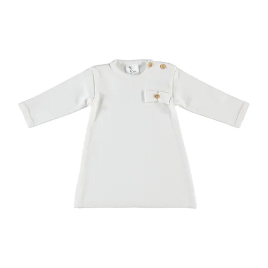 Klein Baby Jurkje - Natural White