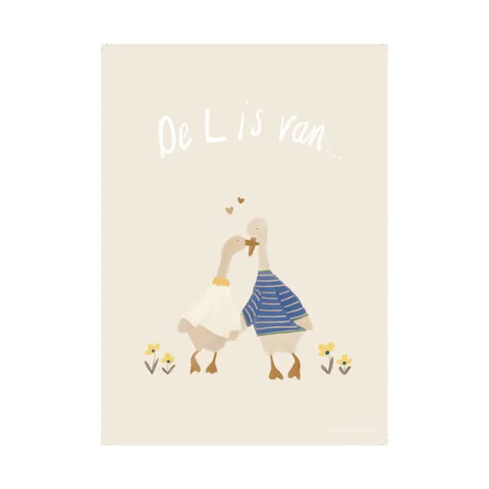 Studio Pieni Alfabet Poster A4 