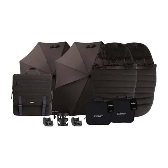 ICandy Peach 7 Twin Kinderwagen - Essentiel Bundel