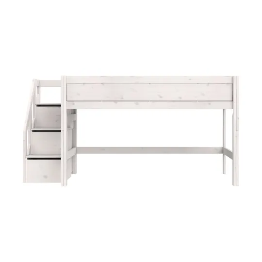 Life Time Halfhoogslaper Deluxe - 120 cm - Met Trapkast