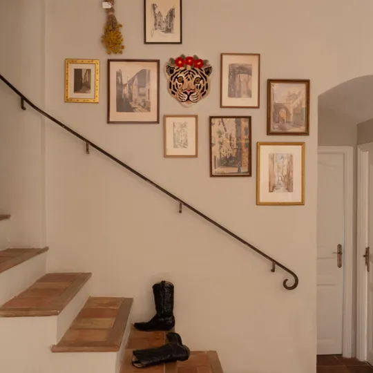 Doing Goods Wandkleed Dierenkop - Tapis Amis - Floral Witte Tijger