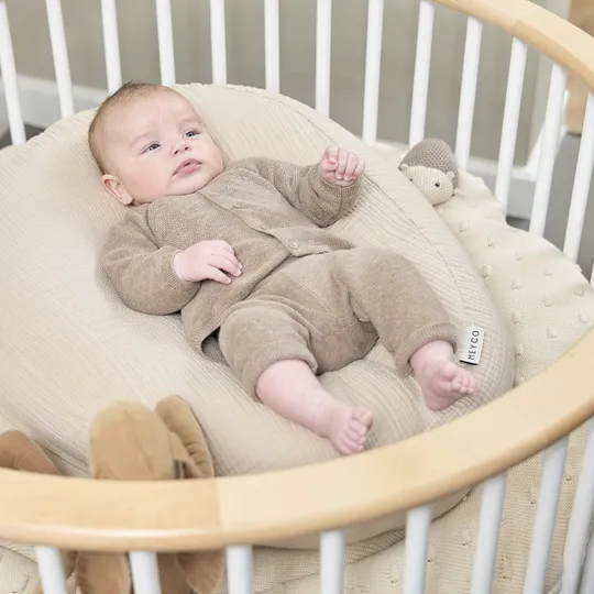 Meyco Baby Uni Relaxhoes Voedingskussen - Pre-Washed Hydrofiel 