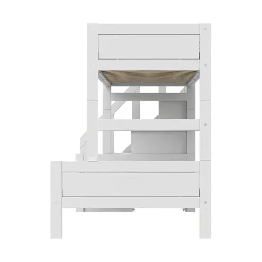 LIFETIME Kidsrooms Stapelbed Family - 90+120 - Met Trapkast / Premium