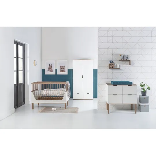 Kidsmill Sepp Babykamer Wit / Beuken