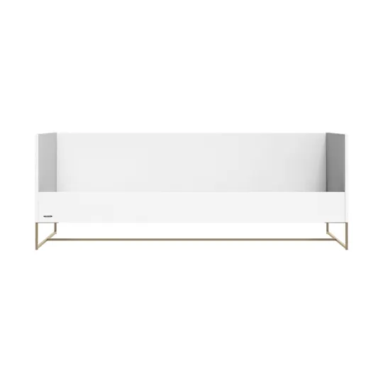 Kidsmill Intense II Kinderkamer Wit / Patinated Brass | Bedbank 90 x 200 cm + Bureau