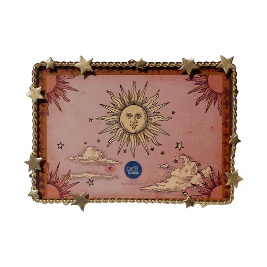 Doing Goods Stacie Star Frame Large - Gold Matt