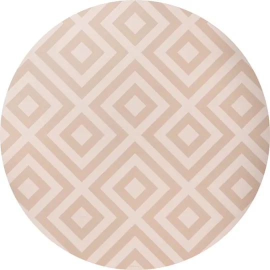 Eeveve Vloermat Rond - Modern Blocks - Desert Sand
