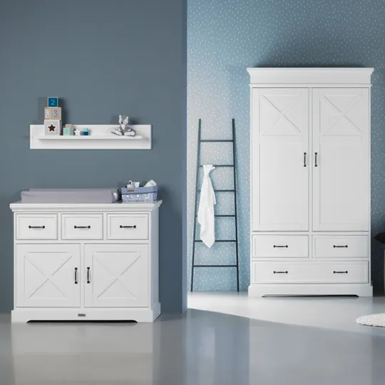 Kidsmill Savigno Commode Wit Met Kruis