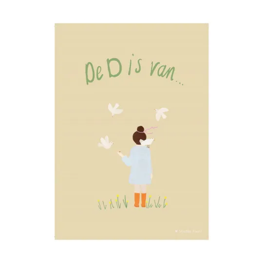 Studio Pieni Alfabet Poster A4 