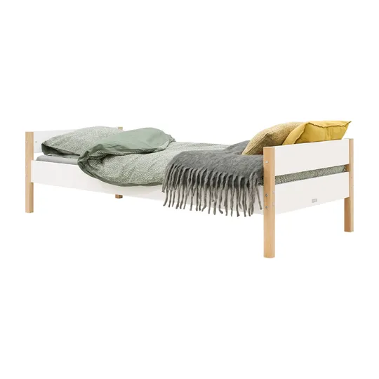 Bopita Lucas Bed - 90 x 200 cm - Wit / Naturel