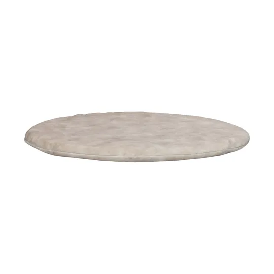 Kidsmill Velours Boxmatras Hoes Rond Naturel 90 cm