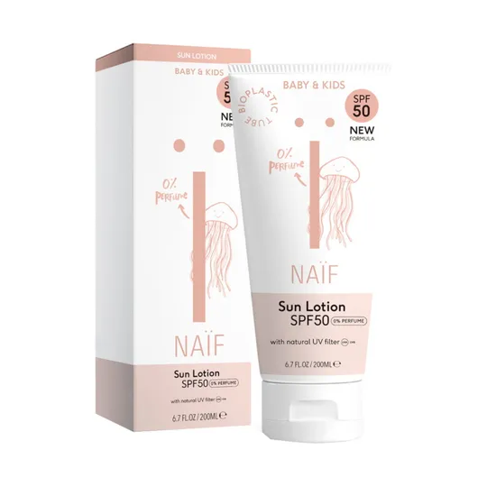 Naïf Beschermende Zonnebrand Lotion Parfumvrij 200 ml