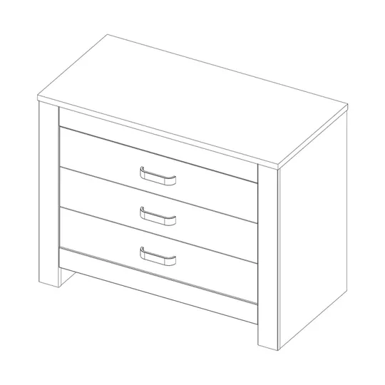 Kidsmill Long Island Commode Wit