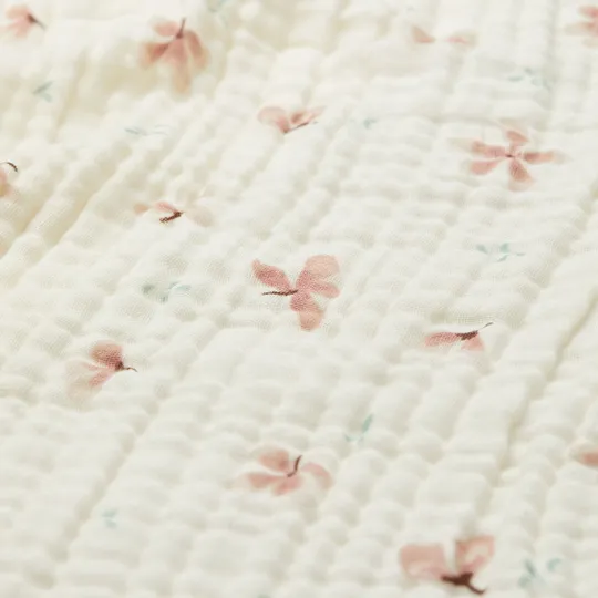Cam Cam Copenhagen Windflower Wiegdeken - 100 x 100 cm - Creme