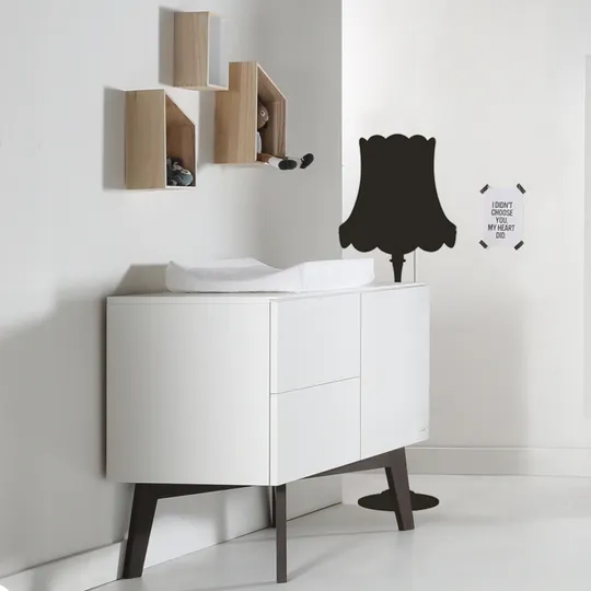 Kidsmill Sixties Babykamer Wit Mat / Walnoot