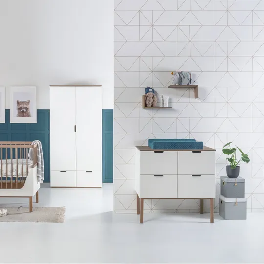 Kidsmill Sepp Babykamer Wit / Beuken