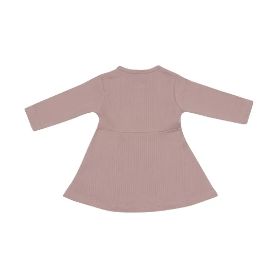 Klein Baby Jurk Rib - Fawn