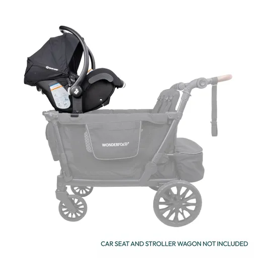 Wonderfold L4 Autostoeladapter (Nuna/Cybex/Maxi-Cosi) - Zwart