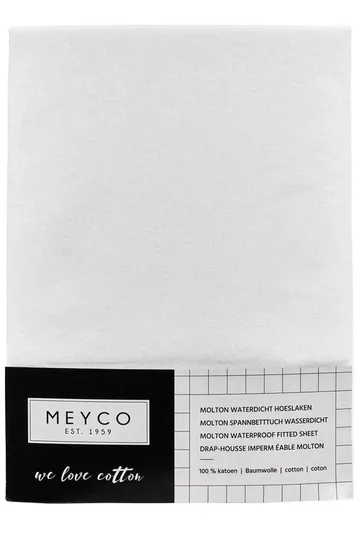 Meyco Molton Hoeslaken - 60 x 120 cm - PU Waterdicht