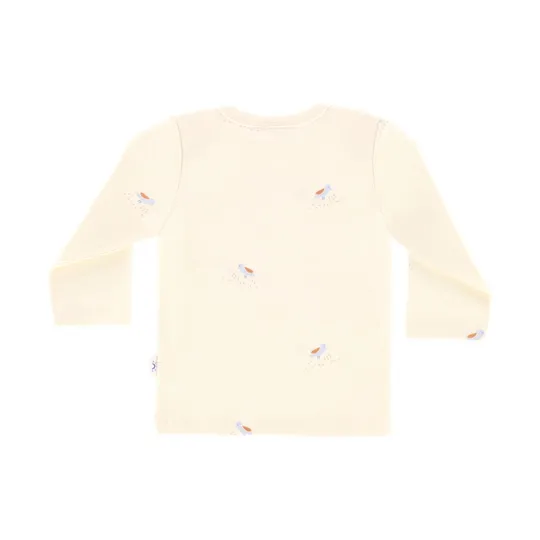 DAY T-Shirt Lange Mouw - Cream